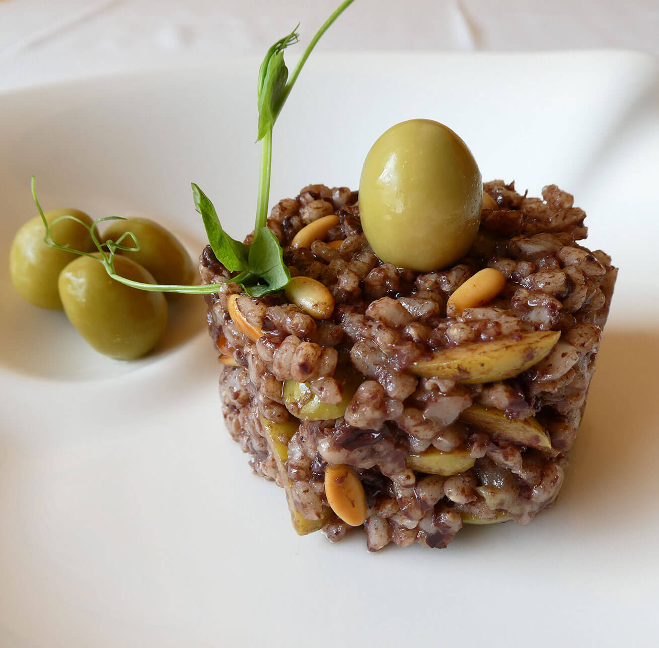 Receta de atún, aceitunas Gordal, boletus y Anchoas